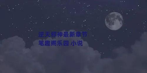 逆天邪神最新章节笔趣阁乐园 小说